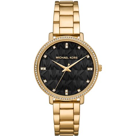 michael kors pyper gold-tone watch review|Michael Kors pyper gold.